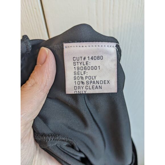 Tadashi Collection Women's Black Mid Rise Elastic Polyester Dress Pant Size S - Picture 4 of 5